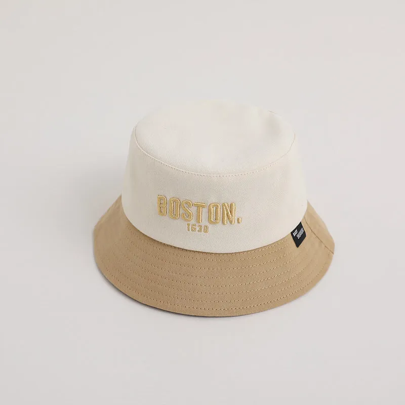 Adjustable Kids Wide Brim Bucket Hat
