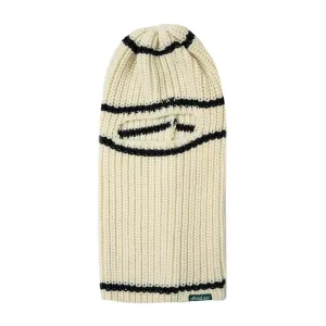 Afield Out Striped Balaclava 'White'