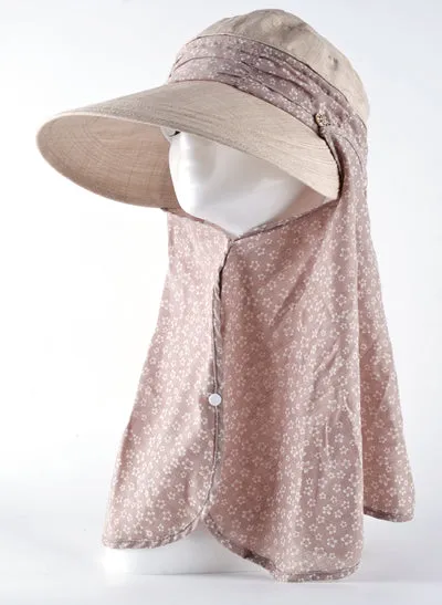 Anti UV Foldabe Scarf Hat