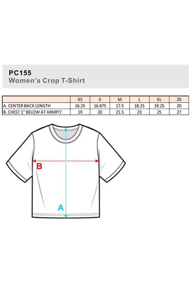 Athletic Varsity Nashville Women's Soft-Tek Blend Crop T-Shirt