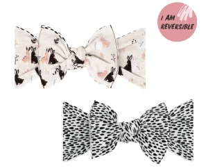 Baby Bling Bunny Buddy Reverse-A-Bow Headband