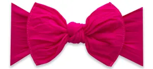 Baby Bling Classic Knot Headband-Fuchsia