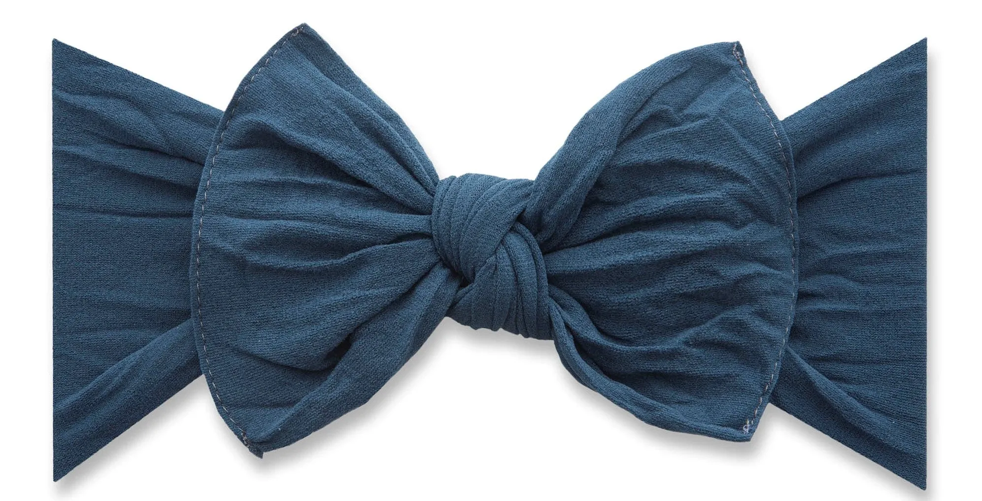 Baby Bling Classic Knot Headband-Slate Blue