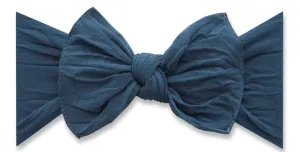 Baby Bling Classic Knot Headband-Slate Blue