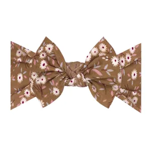Baby Bling Ginger Printed Knot Headband