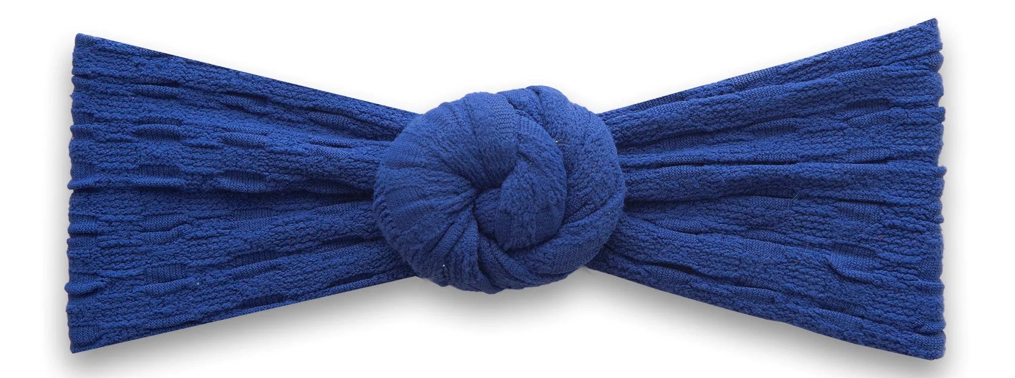 Baby Bling Indigo Waffle Bun Headband