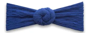 Baby Bling Indigo Waffle Bun Headband