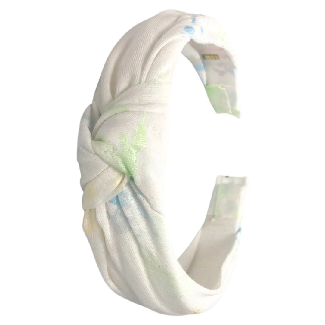 Bari Lynn Tie Dye Splatter Twist Knot Headband