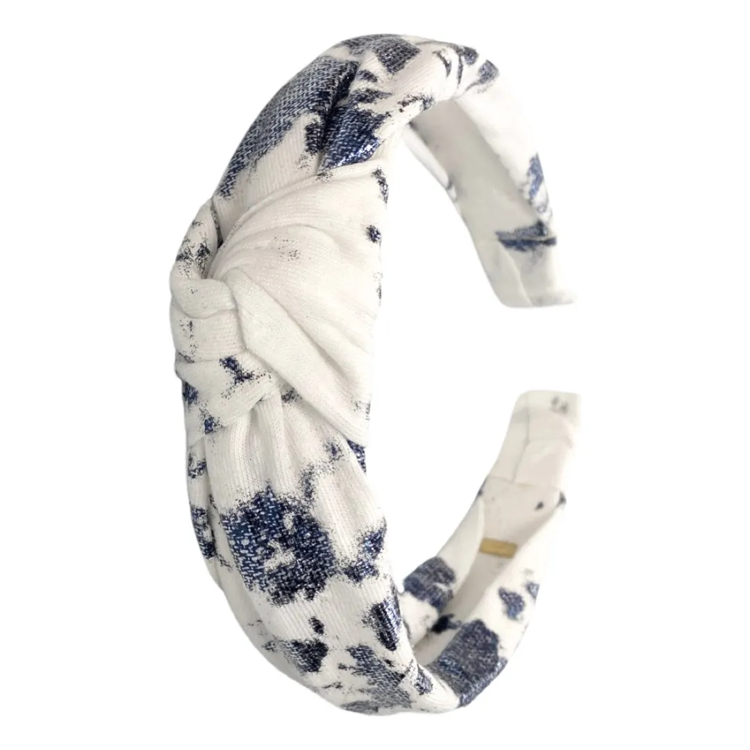 Bari Lynn Tie Dye Splatter Twist Knot Headband