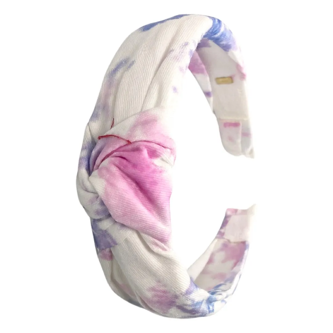 Bari Lynn Tie Dye Splatter Twist Knot Headband