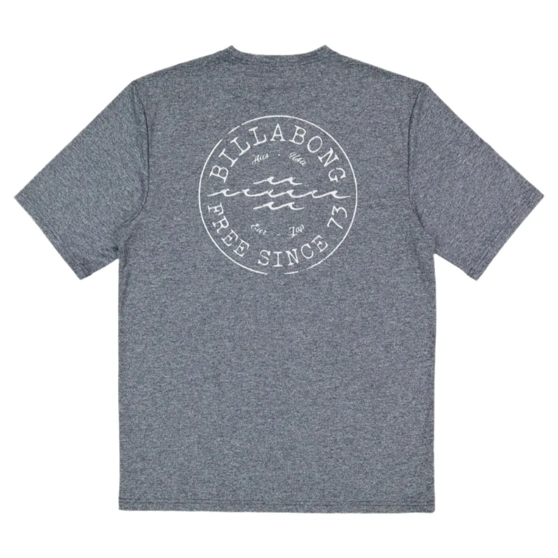 Billabong Big Wave Daz LF SS Rashshirt Boys - Navy Heather