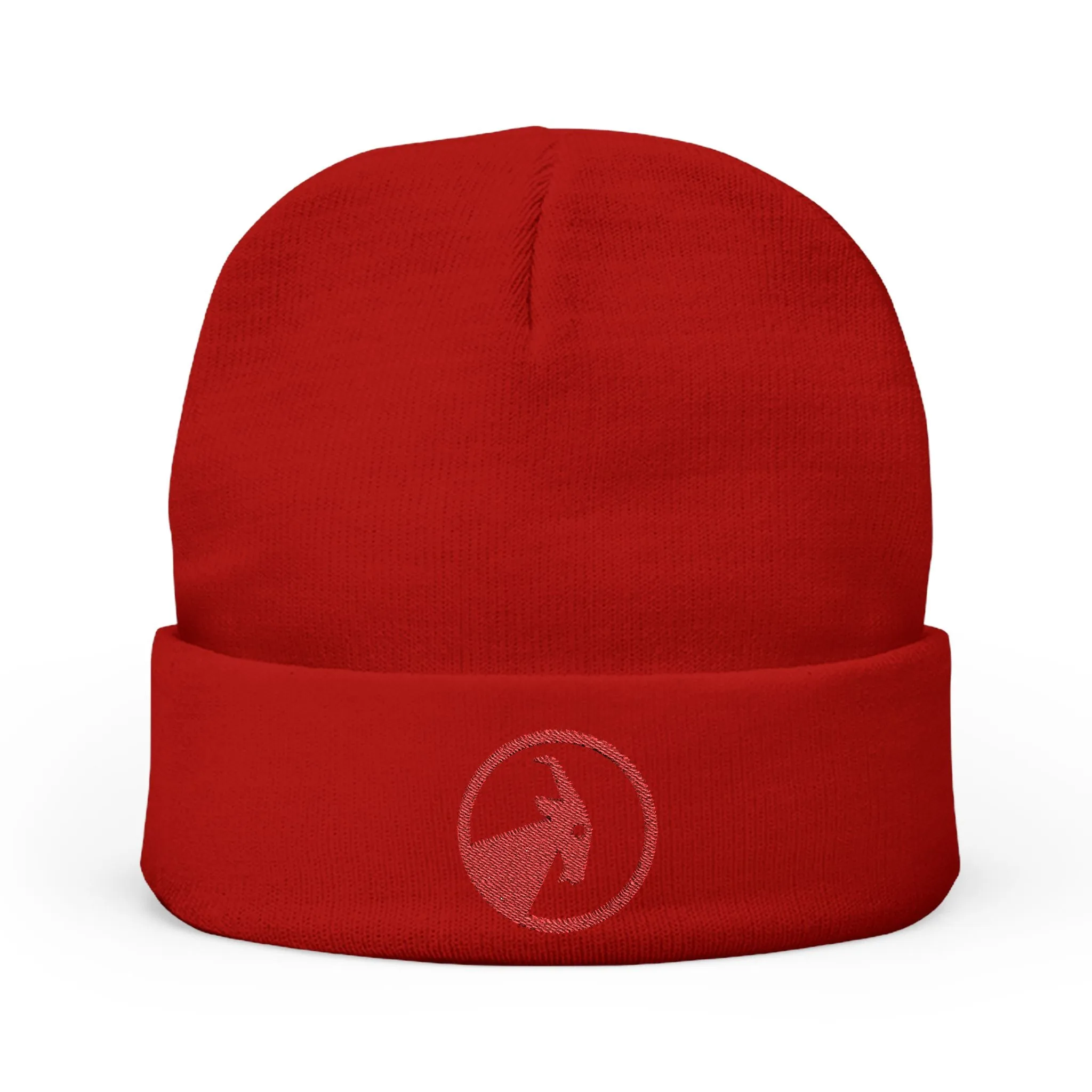 BILLY Knit Beanie  (Red Goat - Embroidery) — AVAILABLE IN 6 COLORS