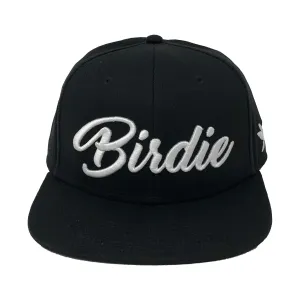 Birdie Hat - Black On White