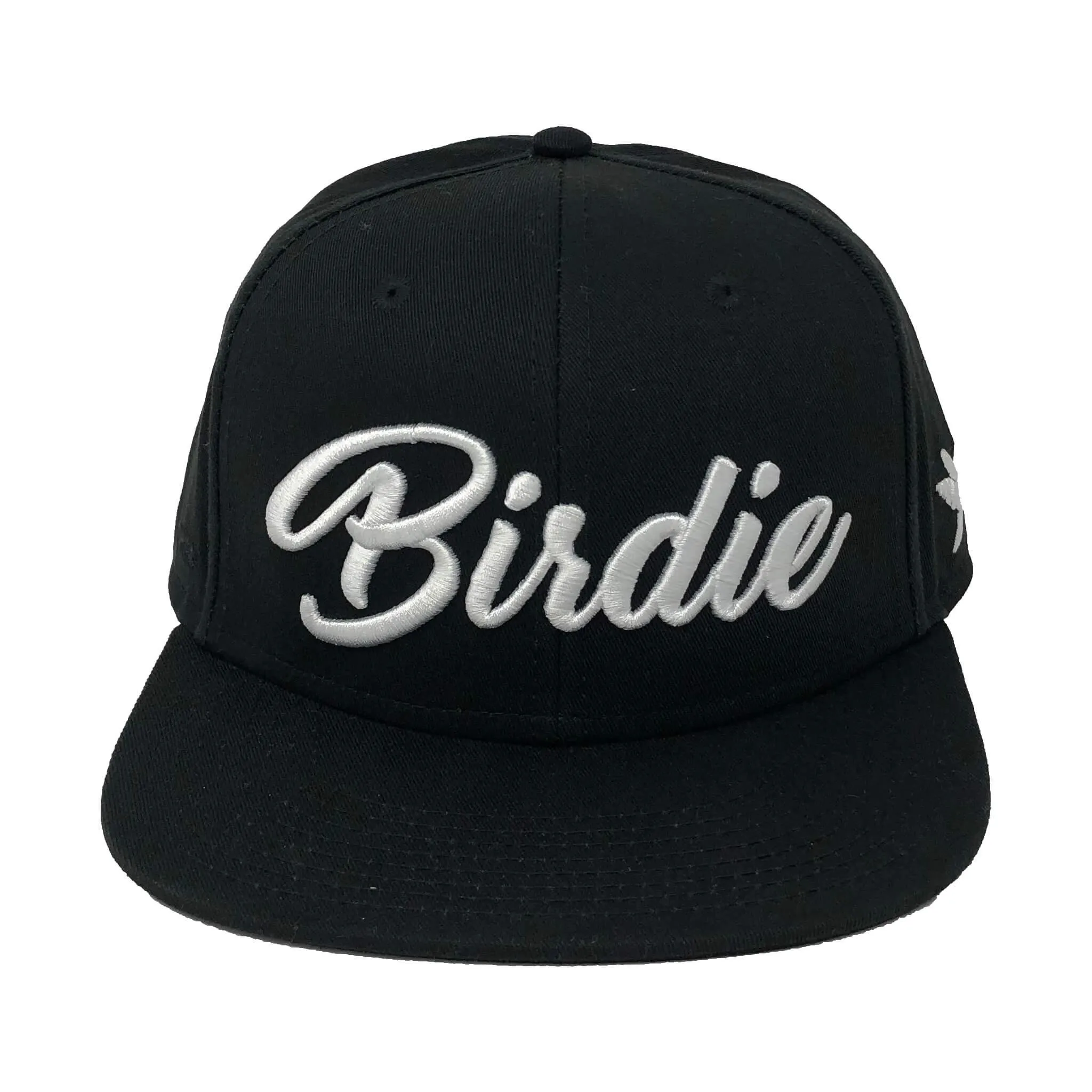 Birdie Hat - Black On White