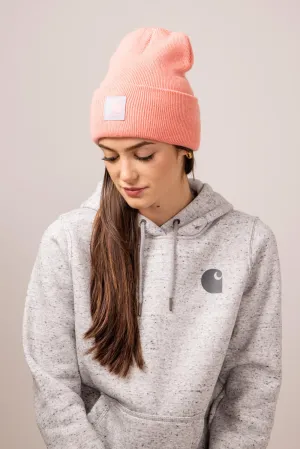 Carhartt Knit Satin Lined Beanies for Women in Aged Coral | 106425-P43