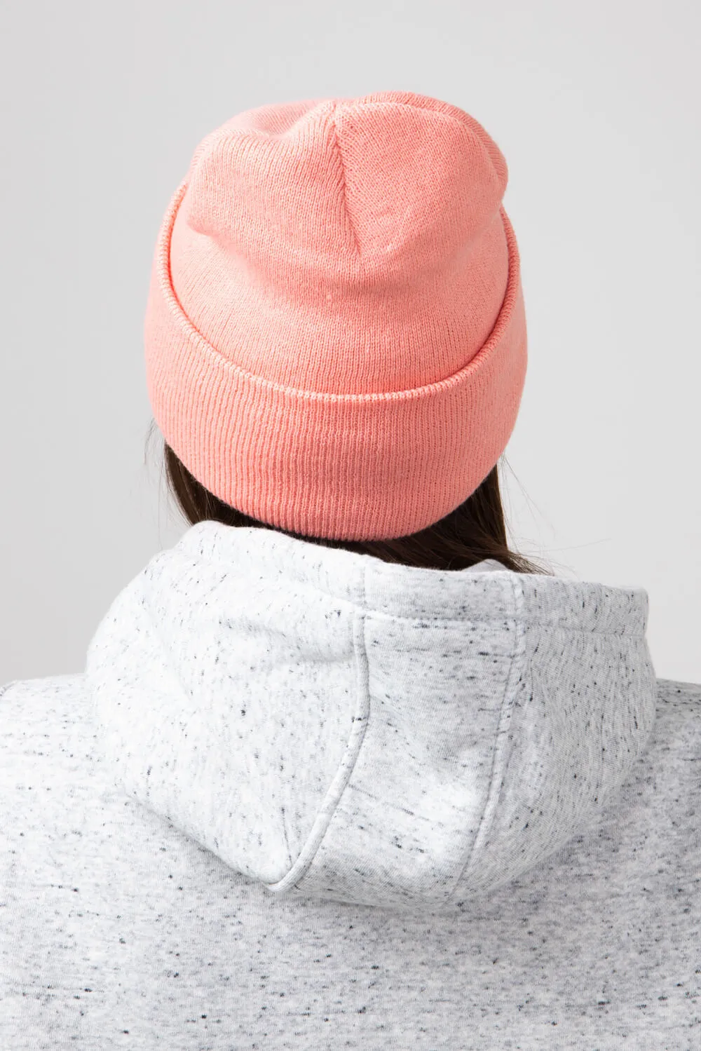 Carhartt Knit Satin Lined Beanies for Women in Aged Coral | 106425-P43
