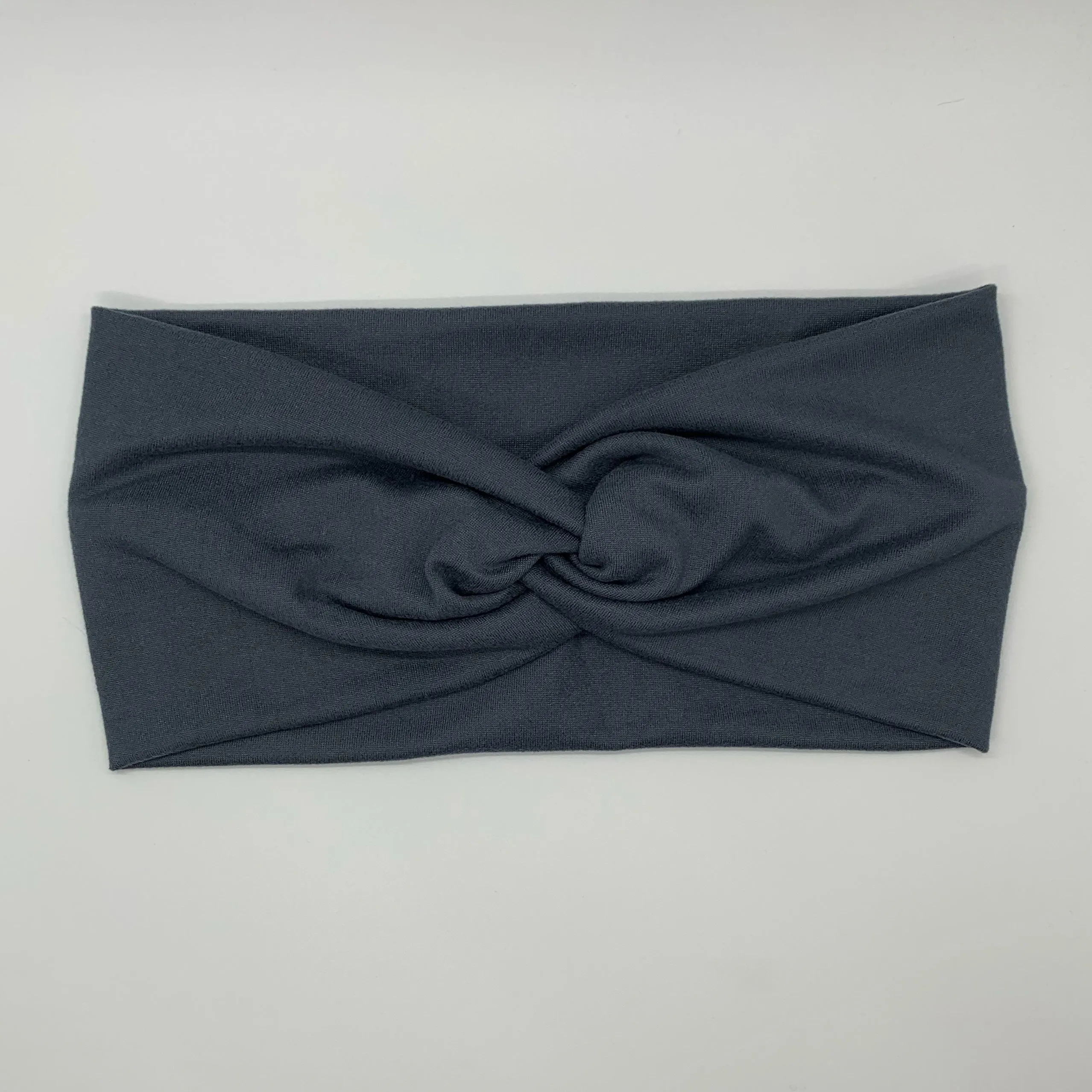 Charcoal Grey Twist Headband