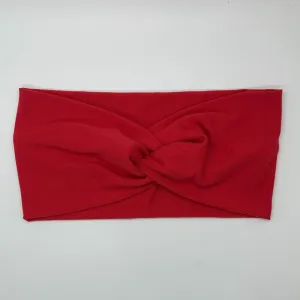 Cherry Red Twist Headband