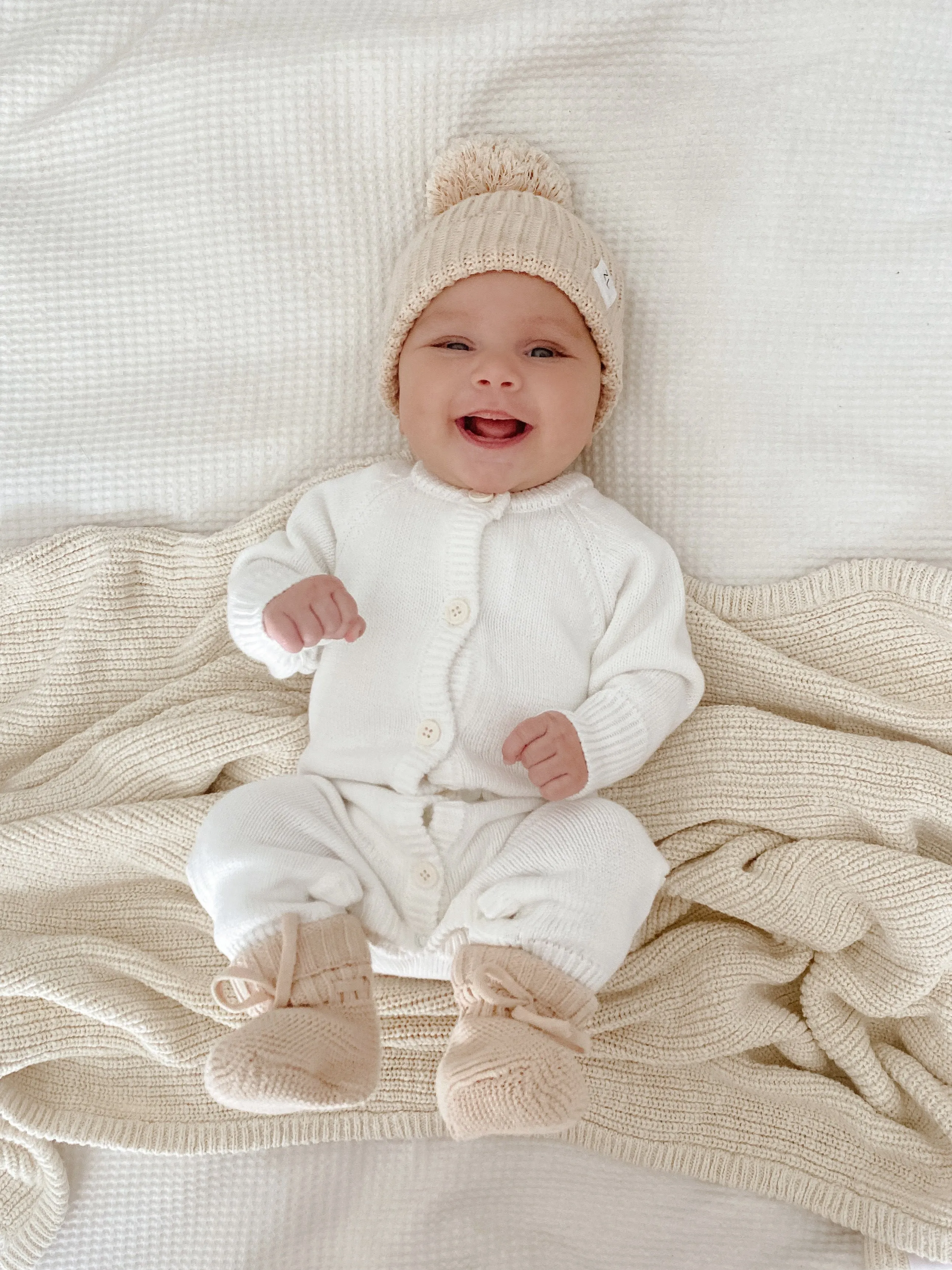 CLASSIC KNIT ROMPER | MILK
