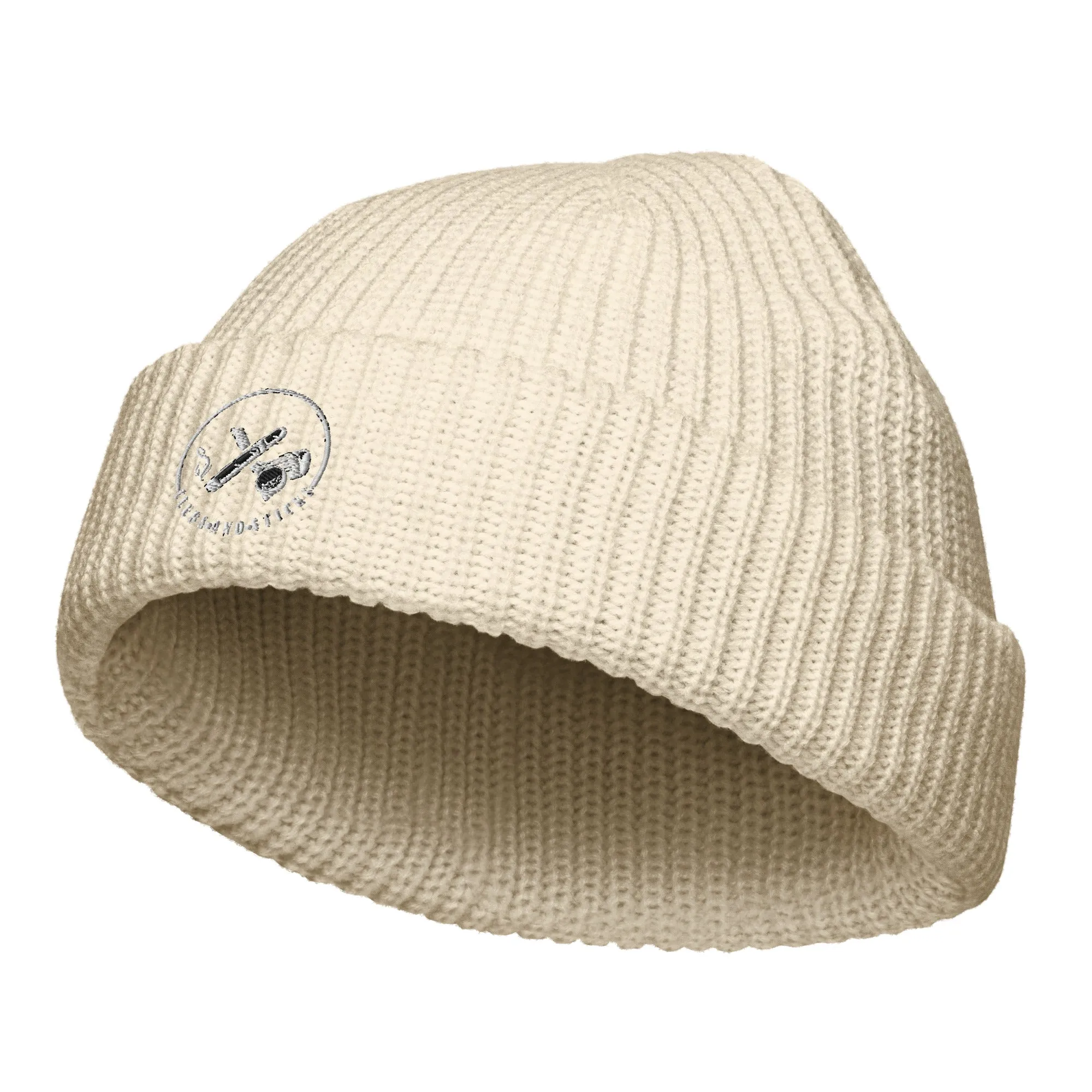 Clubs and Sticks Embroidered Fisherman Beanie