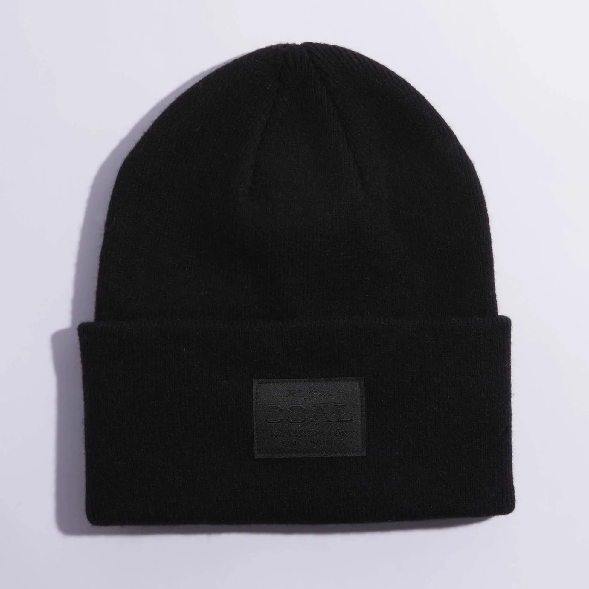 Coal The Uniform Cashmere Knit Cuff Beanie - Black