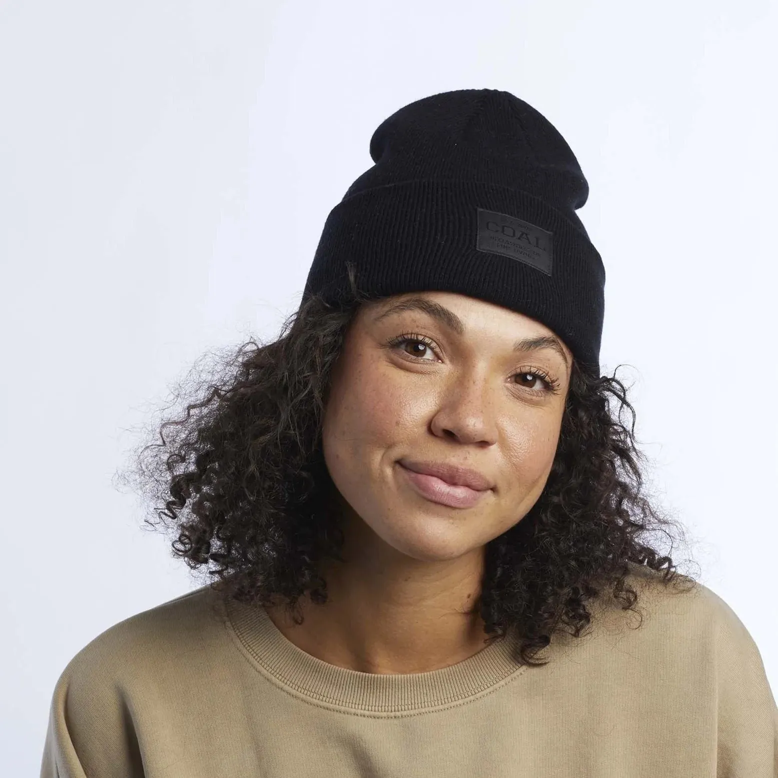 Coal The Uniform Cashmere Knit Cuff Beanie - Black