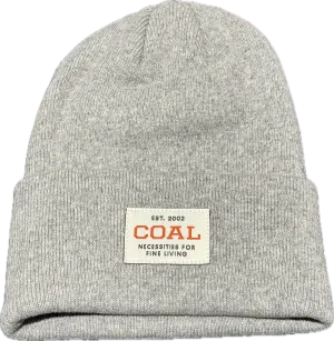 Coal The Uniform Wool Knit Cuff Beanie - Light Heather Grey