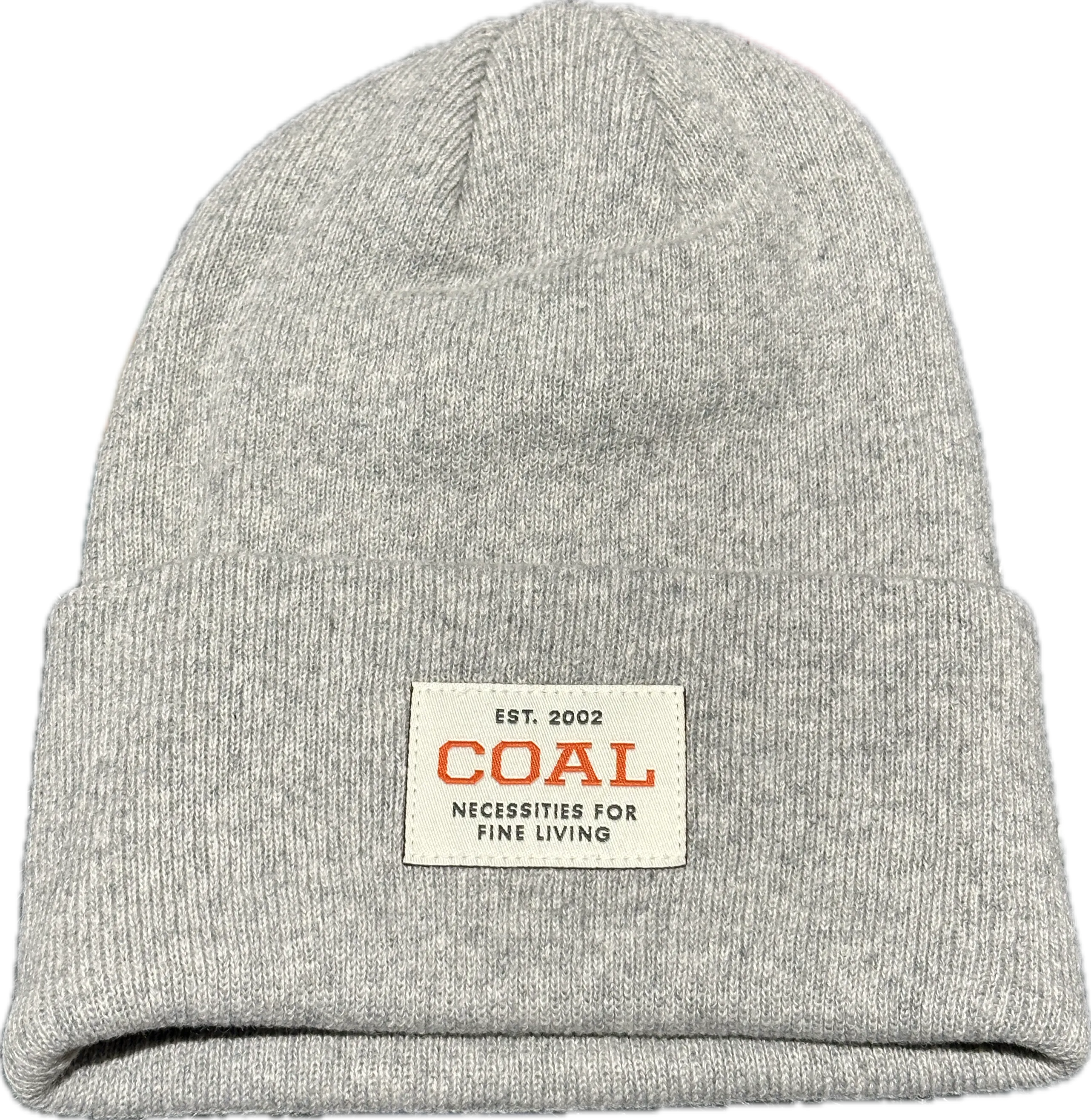 Coal The Uniform Wool Knit Cuff Beanie - Light Heather Grey