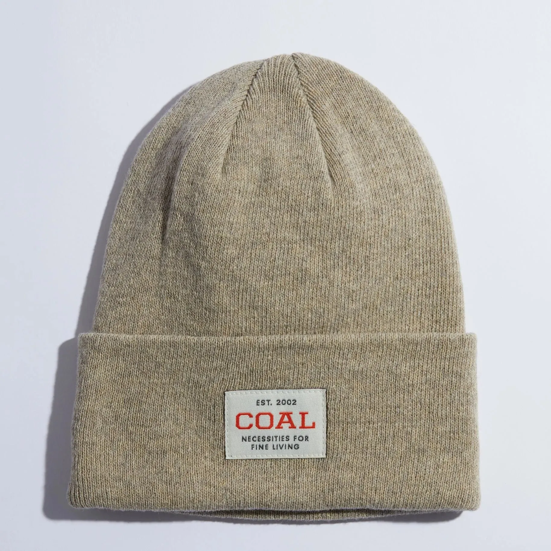 Coal The Uniform Wool Knit Cuff Beanie - Natural