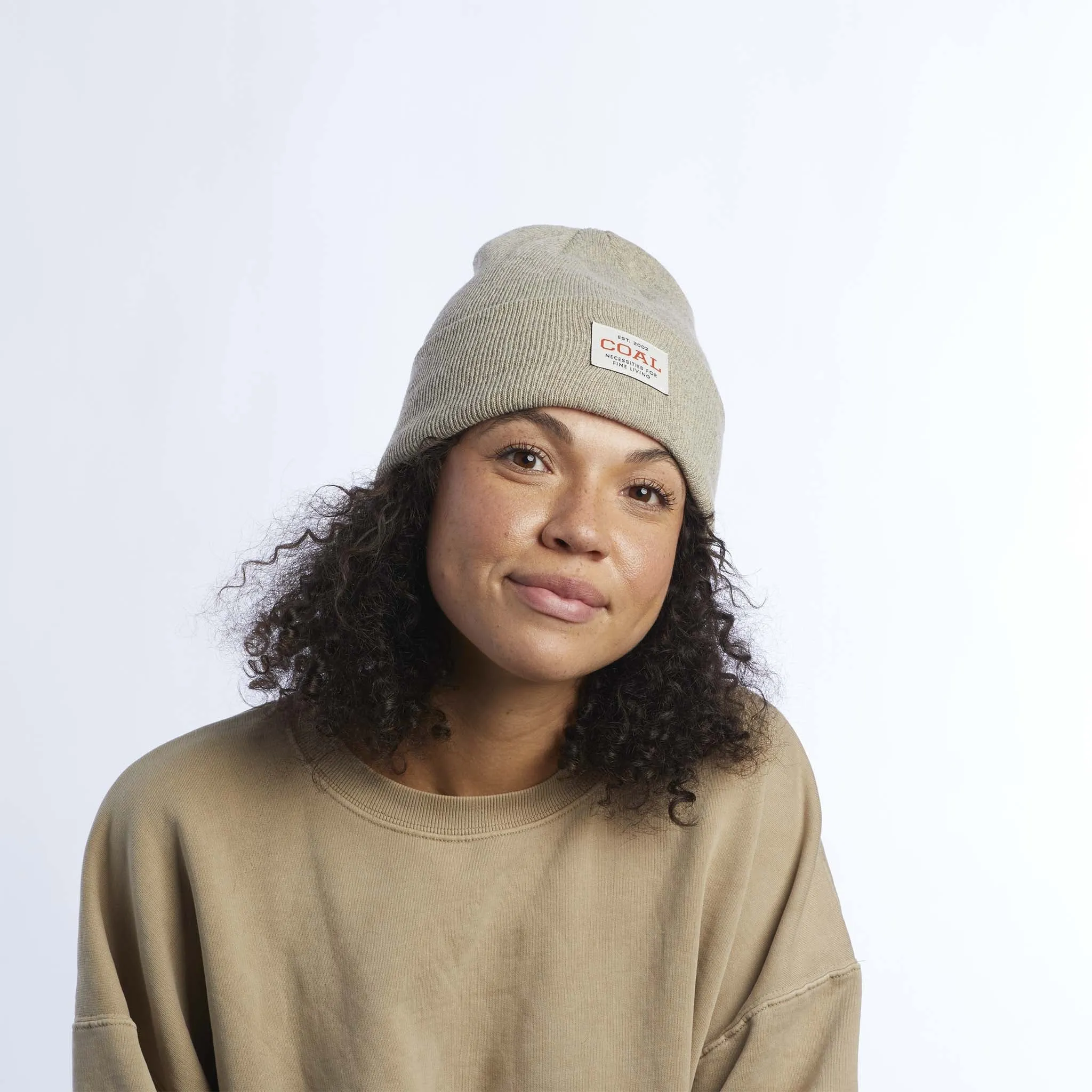 Coal The Uniform Wool Knit Cuff Beanie - Natural