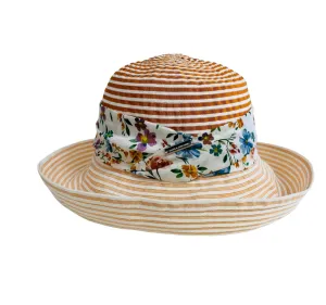 Colorblock Stripes Liberty Floppy Sun Hat