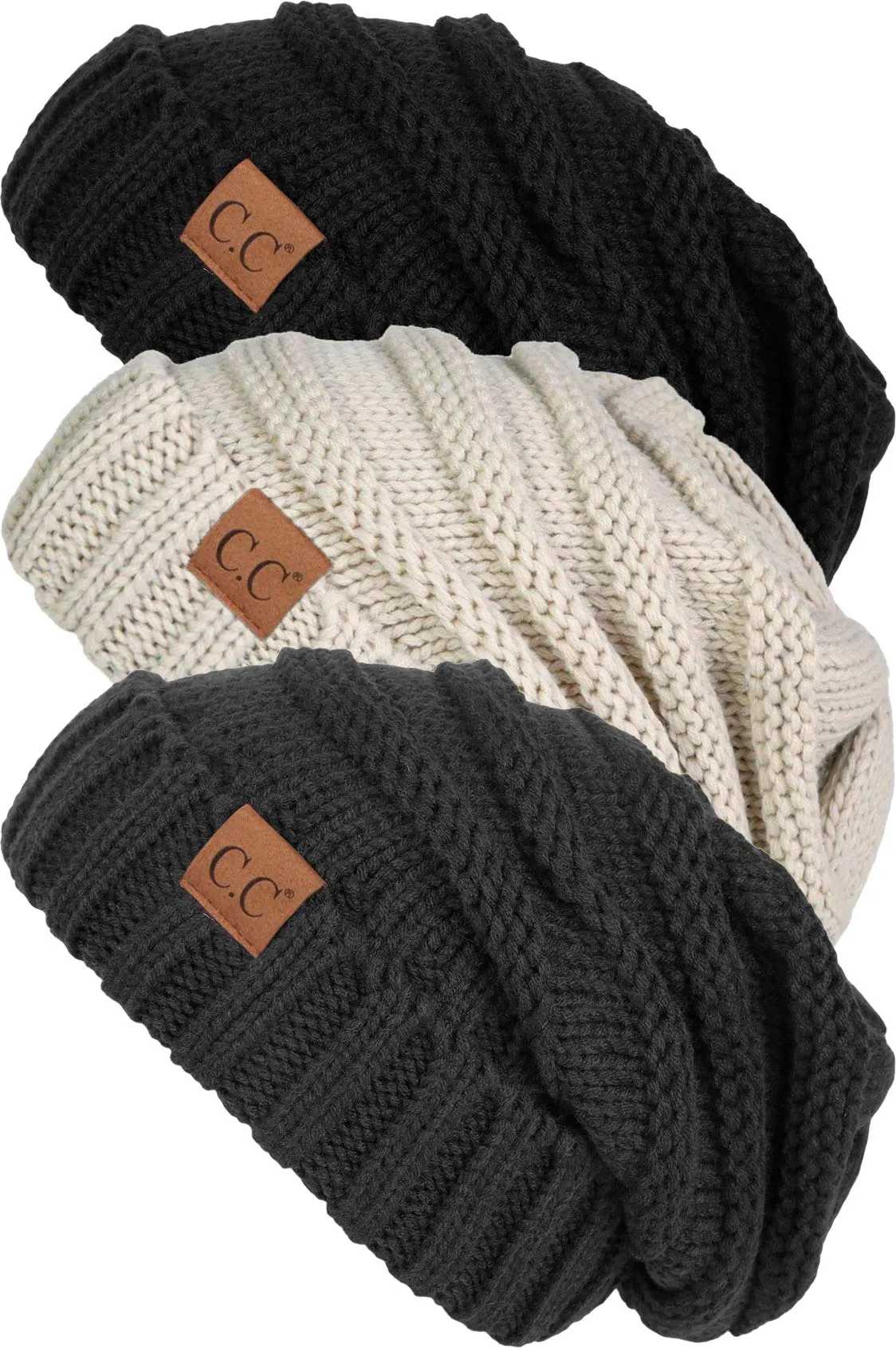 Confetti Oversized Slouchy Beanie by Funky Junque