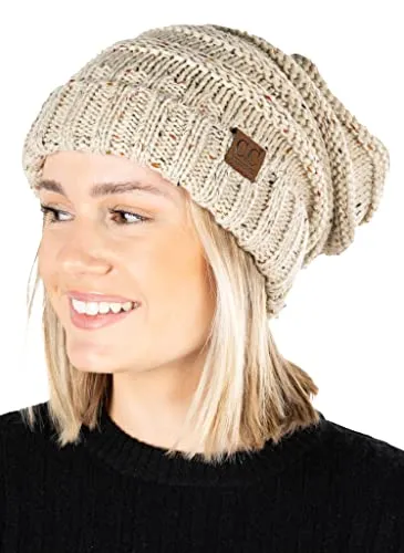 Confetti Oversized Slouchy Beanie by Funky Junque