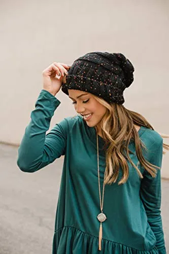 Confetti Oversized Slouchy Beanie by Funky Junque