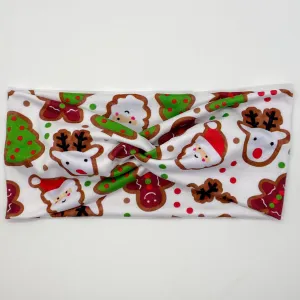 Cookies for Santa Twist Headband (SKINNY only)