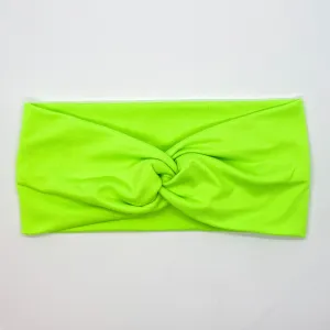 Electric Lime Twist Headband