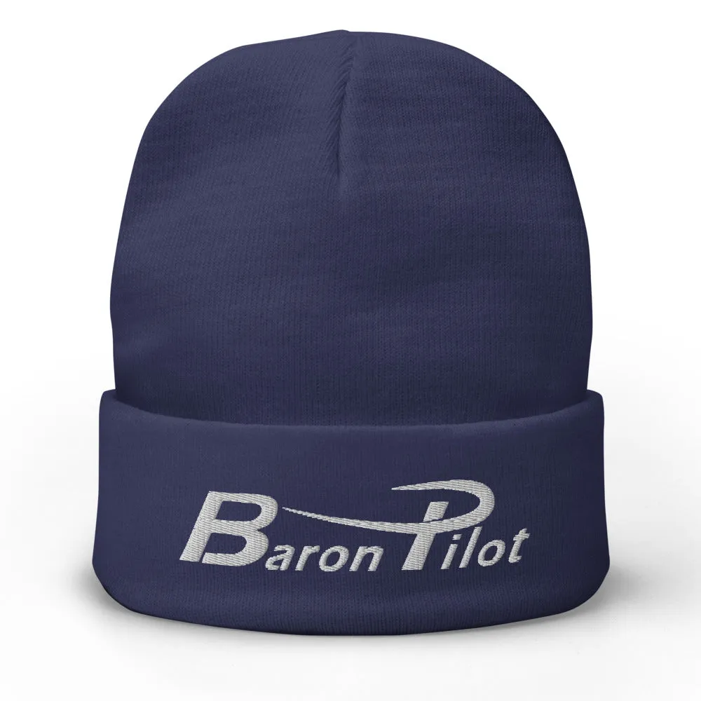 Embroidered Baron Pilot Beanie (More Colors)