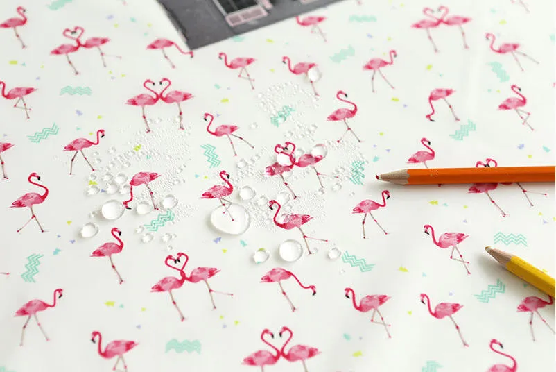 Flamingo Waterproof Fabric - 59 Inches Wide - By the Yard 90588