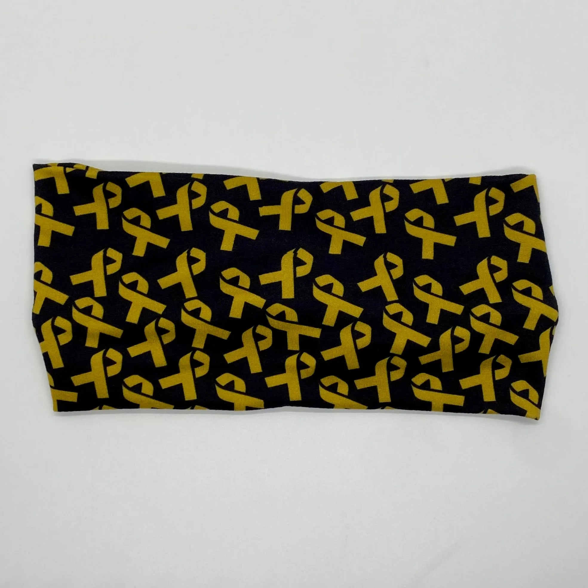 Gold Ribbon Twist Headband