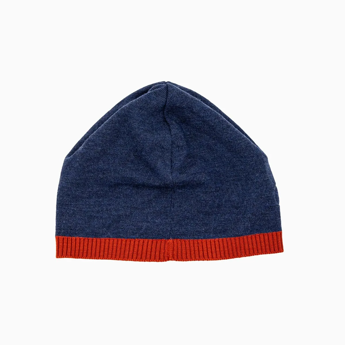 Jacquard Crocodile Wool Reversible Beanie Hat