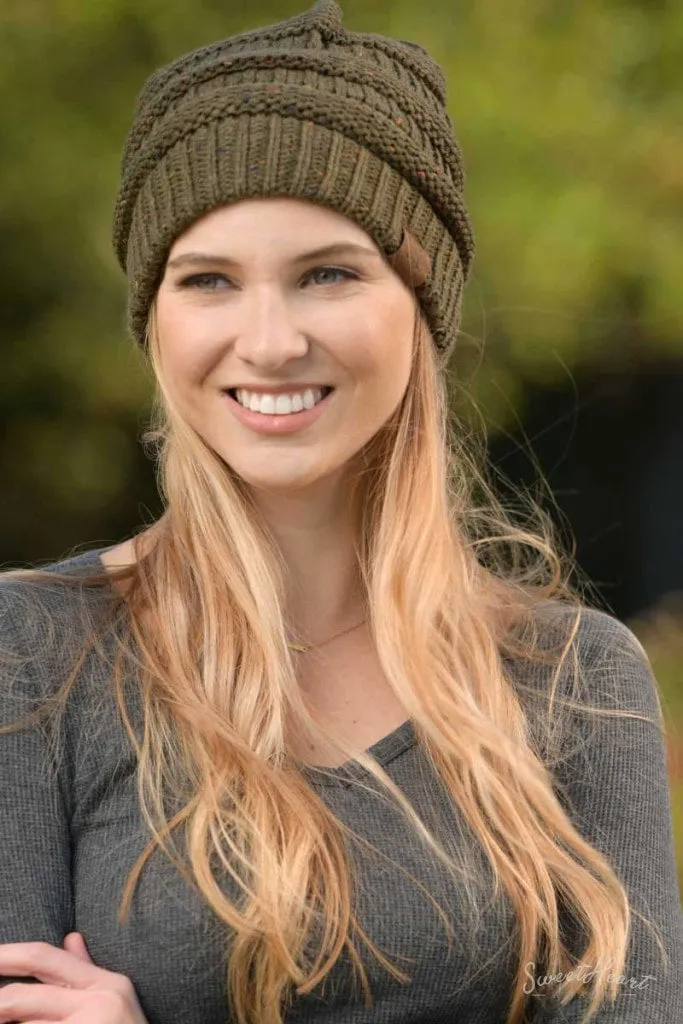 Just In The Knit Of Time - Melange Beanies