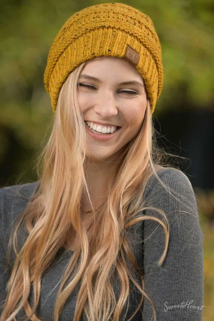 Just In The Knit Of Time - Melange Beanies