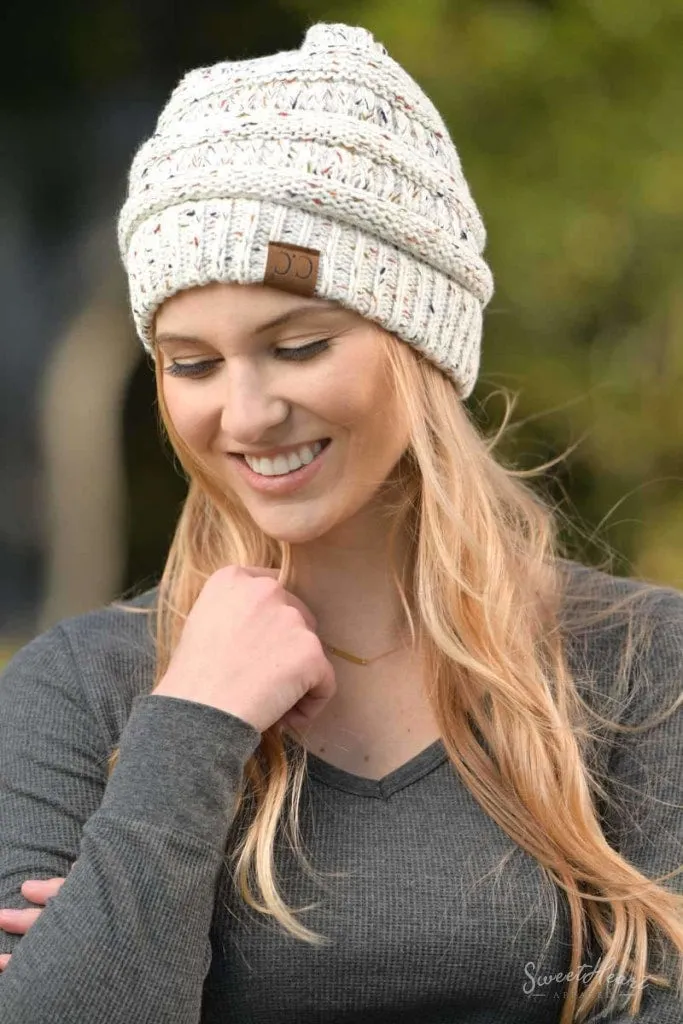 Just In The Knit Of Time - Melange Beanies