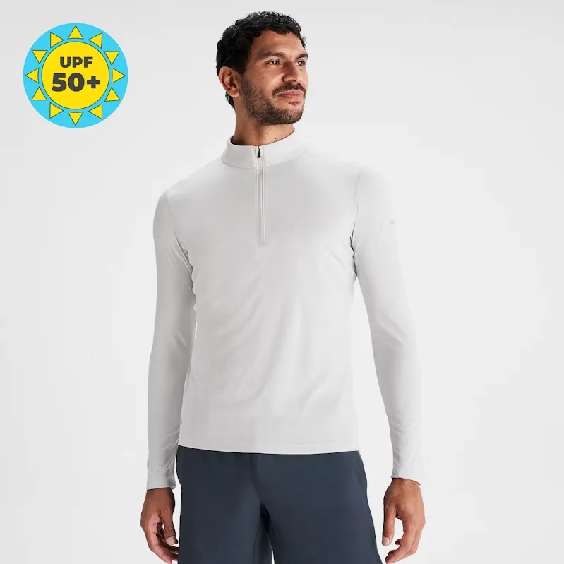 Kathmandu Seeker Men's 1/4 Zip Long-Sleeve Top