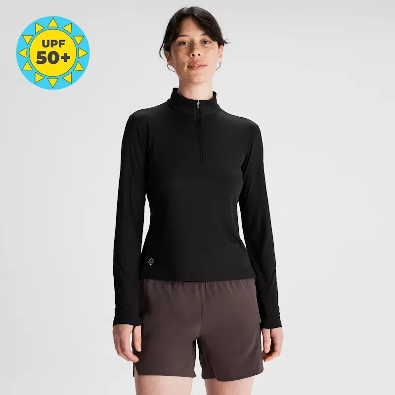 Kathmandu Seeker Women's 1/4 Zip Long-Sleeve Top