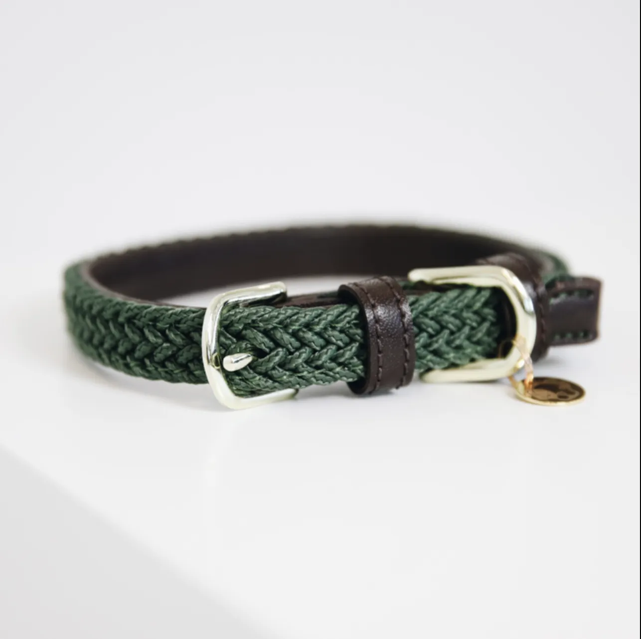 Kentucky Plaited Nylon dog collar