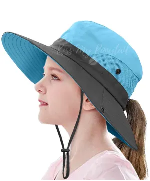 KIDS BLUE Unisex Wide Brim Hat
