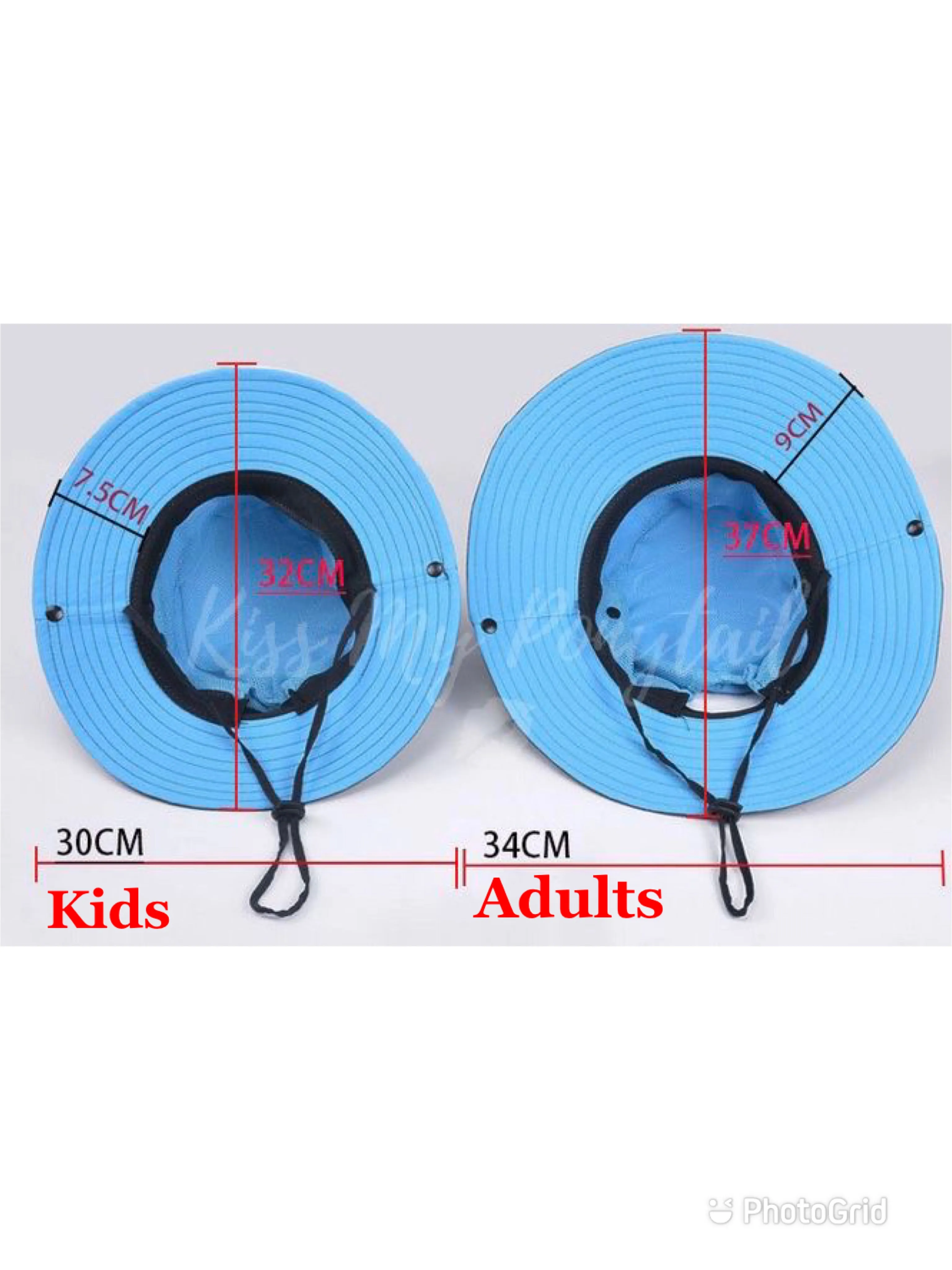 KIDS BLUE Unisex Wide Brim Hat