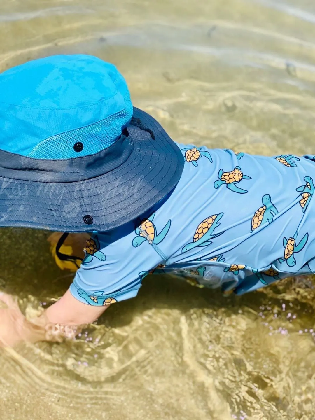 KIDS BLUE Unisex Wide Brim Hat