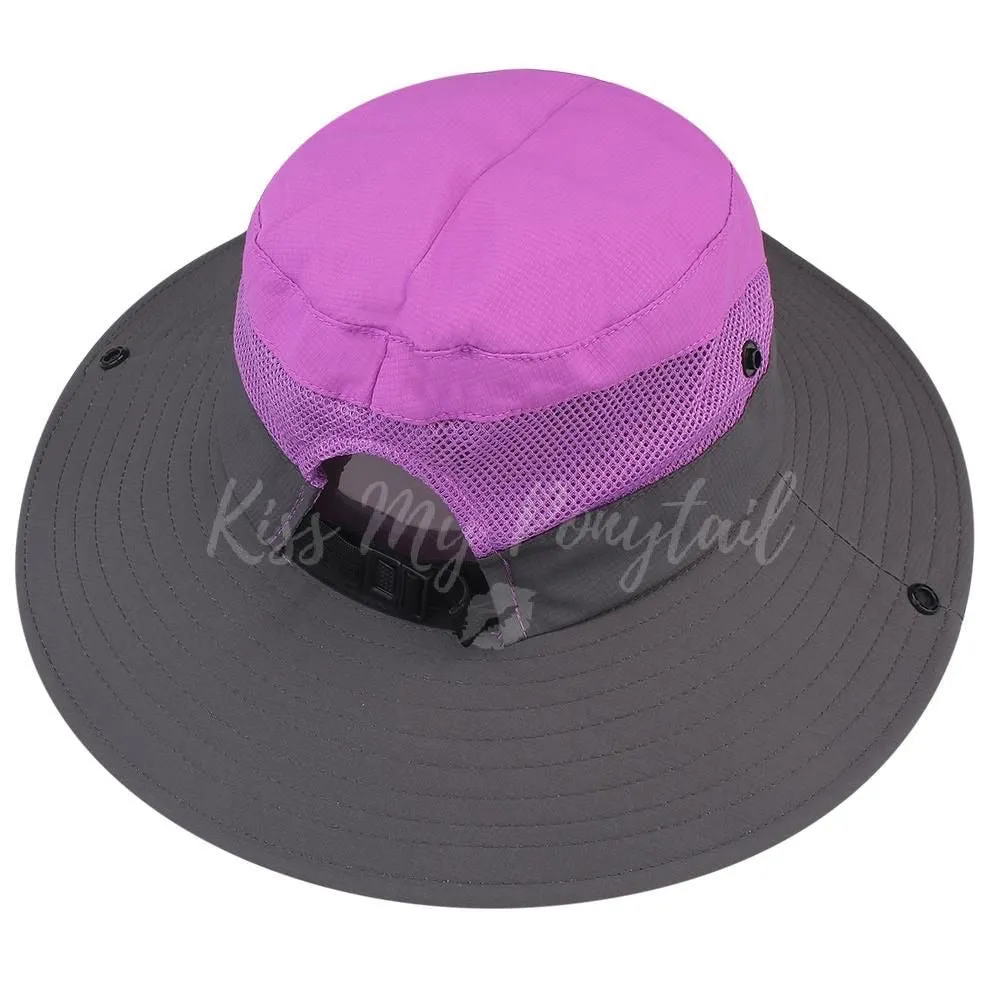 KIDS PURPLE Unisex Wide Brim Hat